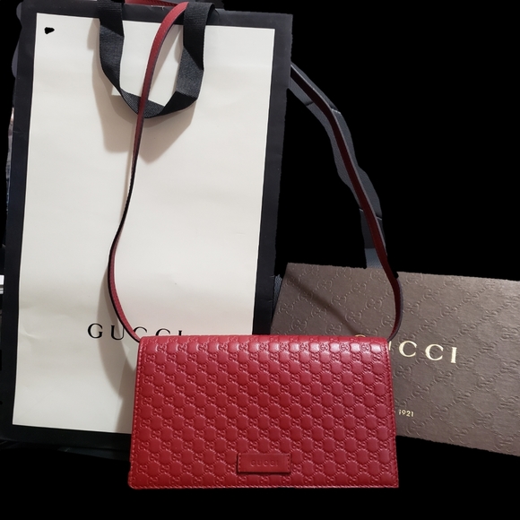 6️⃣0️⃣0️⃣Auth Microguccisima wallet ×body w box - Picture 4 of 16